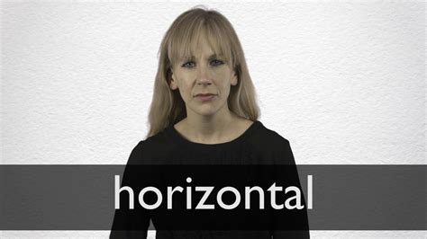 How to pronounce horizontal in English.